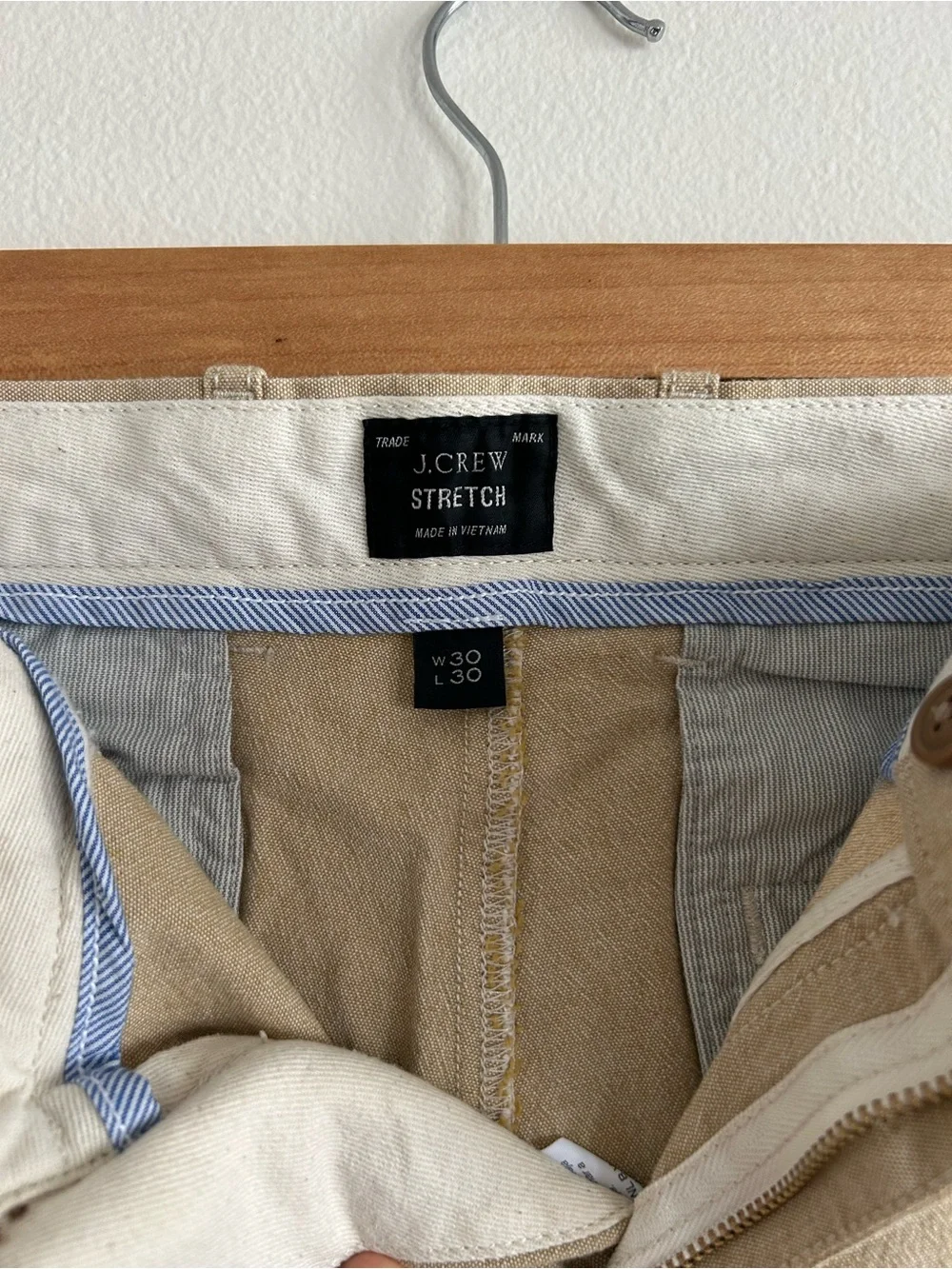 J. Crew Slim Tan Chino Pants